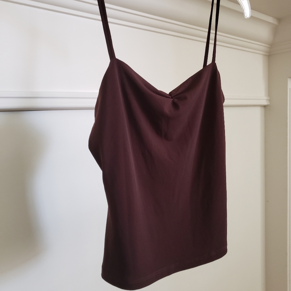 RARE VINTAGE Brown Minimal Top